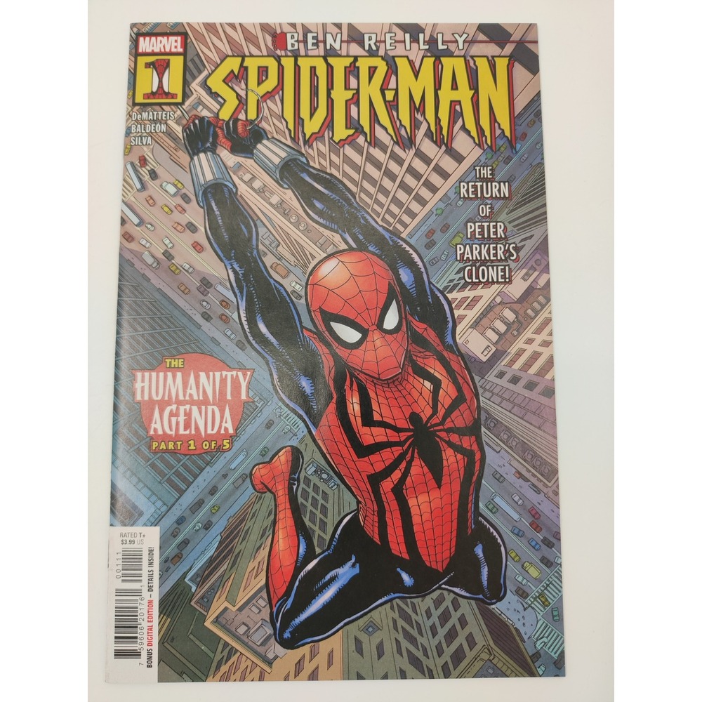 Ben Reilly Spider-Man #1 The Humanity Agenda Part 1 Return‎ Peter Parker's Clone